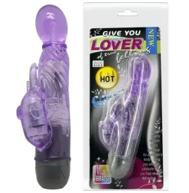 BAILE - REGALATI UN TIPO DI VIBRATORE AMANTE CON CONIGLIO LILLA 10 MODALIT