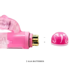 BAILE - VIBRATEUR MULTIVITESSES AVEC STIMULATEUR ROSE