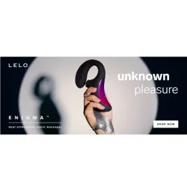 LELO - ENIGMA DOPPELSAUG-STIMULATIONSMASSAGER SCHWARZ