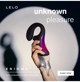 LELO - MASSEUR DE STIMULATION DOUBLE ASPIRATION ENIGMA NOIR