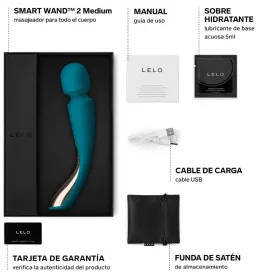LELO - MASSAGGIATORE SMART MEDIUM WAND 2 AQUA