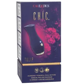 CALEXOTICS - CHIC TULIP MASAJEADOR AZUL