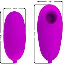 PRETTY LOVE - VIBRATING BULLET AND SUCTION CUP