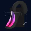 LELO - ENIGMA CRUISE MASSEUR SONIQUE DOUBLE STIMULATION NOIR