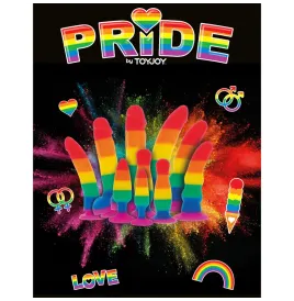 PRIDE - LGBT FLAG DILDO WAVE 17 CM