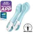 SATISFYER - AIR PUMP VIBRATOR 5 INFLATABLE G-SPOT VIBRATOR APP BLUE