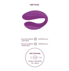 XOCOON - VIBRATORE DI COPPIA BOUND LOVE VIOLA