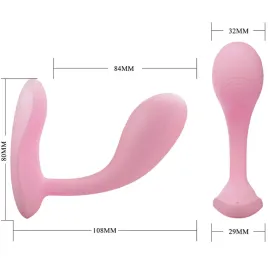 PRETTY LOVE - BAIRD APPLICATION G-SPOT 12 VIBRATIONS RECHARGEABLE ROSE