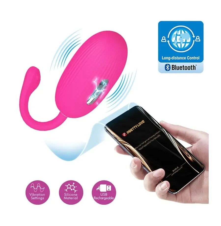 PRETTY LOVE - OEUF VIBRANT RECHARGEABLE DOREEN MAGENTA TÉLÉCOMMANDE PRETTY LOVE - OEUF VIBRANT RECHARGEABLE DOREEN MAGENTA TÉLÉCOMMANDE