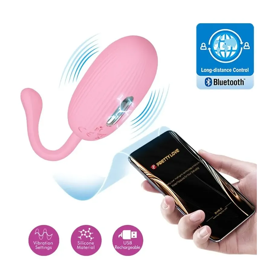 PRETTY LOVE - OEUF VIBRANT RECHARGEABLE ROSE DOREEN PRETTY LOVE - OEUF VIBRANT RECHARGEABLE ROSE DOREEN