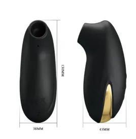 PRETTY LOVE - MASSEUR À ASPIRATION RECHARGEABLE DE LUXE NOIR