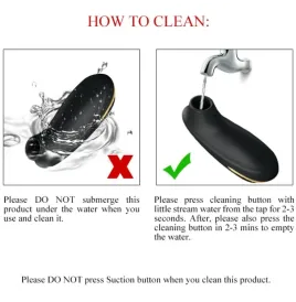 PRETTY LOVE - LUXURY RECHARGEABLE SUCTION MASSAGER BLACK