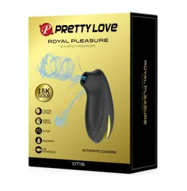 PRETTY LOVE - SUCCIONADOR-MASAJEADOR DE LUJO RECARGABLE NEGRO