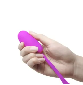 PRETTY LOVE - JULIUS WATERPROOF-RECHARGEABLE VIBRATING EGG PURPLE
