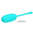 PRETTY LOVE - KIRK RECHARGEABLE VIBRATING EGG LIGHT GREEN PRETTY LOVE - KIRK RECHARGEABLE VIBRATING EGG LIGHT GREEN