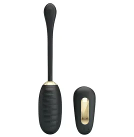 PRETTY LOVE - DOREEN LUXURY RECHARGEABLE VIBRATING EGG BLACK REMOTE CONTROL