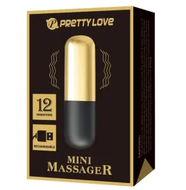 PRETTY LOVE - VIBRATORE BULLET RICARICABILE DORATO