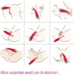 ARMONY - SHADOW VIBRATOR DOUBLE-HEAD TEASING RED ARMONY - SHADOW VIBRATOR DOUBLE-HEAD TEASING RED