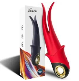 ARMONY - SHADOW VIBRATOR DOUBLE-HEAD TEASING RED