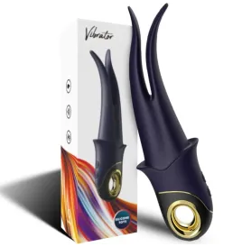 ARMONY - VIBRATORE OMBRA DOPPIA TESTA TEASING BLU