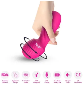 ARMONY - DAZZLE MASSAGER and VIBRATOR KLEIN FUCHSIA