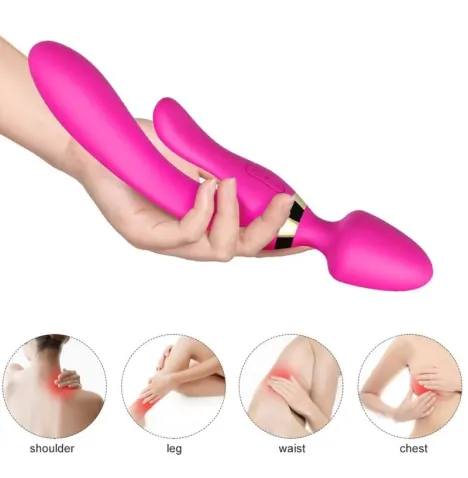 ARMONY - MASSAGER and VIBRATOR RABBIT FUCHSIA