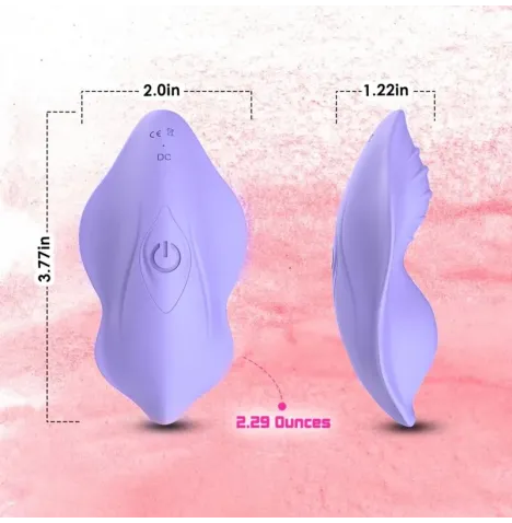ARMONY - WHISPER WEARABLE PANTIES VIBRATOR REMOTE CONTROL PURPLE