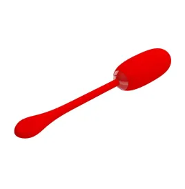 PRETTY LOVE - UOVO VIBRANTE JULIUS IMPERMEABILE-RICARICABILE ROSSO