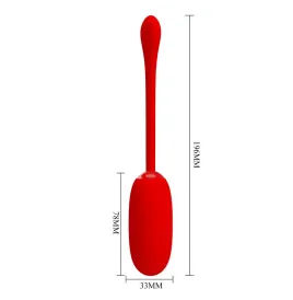 PRETTY LOVE - UOVO VIBRANTE JULIUS IMPERMEABILE-RICARICABILE ROSSO