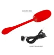 PRETTY LOVE - JULIUS WATERPROOF-RECHARGEABLE VIBRATING EGG RED PRETTY LOVE - JULIUS WATERPROOF-RECHARGEABLE VIBRATING EGG RED