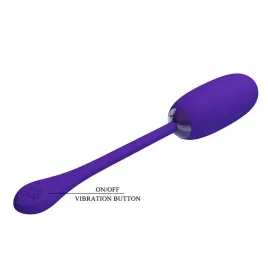 PRETTY LOVE - UOVO VIBRANTE JULIUS IMPERMEABILE-RICARICABILE VIOLA