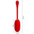 PRETTY LOVE - OEUF VIBRANT RECHARGEABLE KIRK ROUGE PRETTY LOVE - OEUF VIBRANT RECHARGEABLE KIRK ROUGE