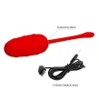PRETTY LOVE - VIBRATING EGG WITH RED RECHARGEABLE MARINE TEXTURE PRETTY LOVE - VIBRATING EGG WITH RED RECHARGEABLE MARINE TEXTURE