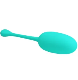 PRETTY LOVE - KNUCKER HUEVO VIBRADOR RECARGABLE VERDE AGUA