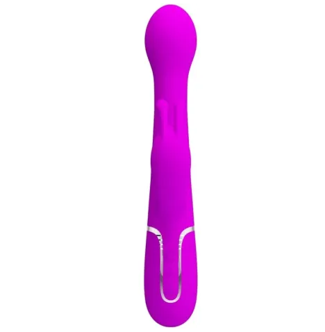 PRETTY LOVE - VIBRATORE DEJON RABBIT 3 IN 1 VIOLA MULTIFUNZIONE