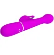 PRETTY LOVE - VIBRATORE DEJON RABBIT 3 IN 1 VIOLA MULTIFUNZIONE PRETTY LOVE - VIBRATORE DEJON RABBIT 3 IN 1 VIOLA MULTIFUNZIONE