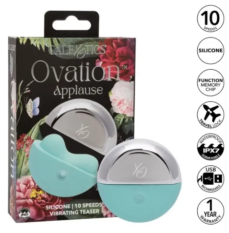 CALEXOTICS - OVATION APPLAUSE STIMULATOR AQUA GREEN