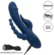 CALEXOTICS - VIBRATOR TRIPLE ORGASM BLUE CALEXOTICS - VIBRATOR TRIPLE ORGASM BLUE