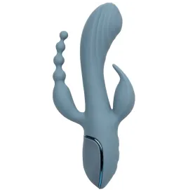 CALEXOTICS - VIBRADOR TRIPLE ÉXTASIS GRIS
