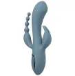 CALEXOTICS - VIBRATOR TRIPLE ECSTASY GREY CALEXOTICS - VIBRATOR TRIPLE ECSTASY GREY