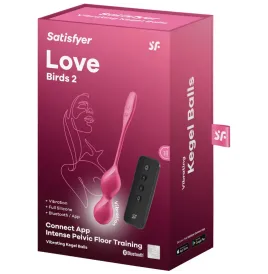SATISFYER - LOVE BIRDS 2 BALLES VIBRANTES DE KEGEL APPLICATION GRATUITE