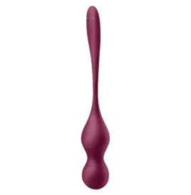 SATISFYER - LOVE BIRDS VARY VIBRIERENDE KUGELN KOSTENLOSE APP WEINROT
