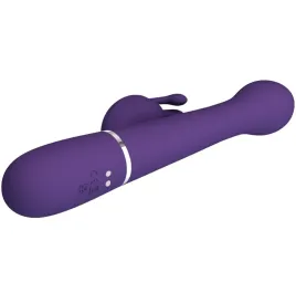 PRETTY LOVE - DEJON RABBIT VIBRATOR 3 IN 1 MULTIFUNKTIONS-LILA