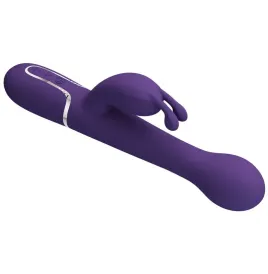 PRETTY LOVE - DEJON VIBRATEUR RABBIT 3 EN 1 MULTIFONCTION VIOLET