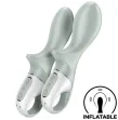 SATISFYER - AIR PUMP BOOTY 3 VIBRATEUR ANAL GONFLABLE GRIS VERT SATISFYER - AIR PUMP BOOTY 3 VIBRATEUR ANAL GONFLABLE GRIS VERT