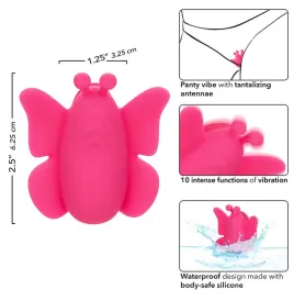 CALEXOTICS - NEON VIBES DER FLUTTER VIBE STIMULATOR 10 VIBRATIONEN ROSA