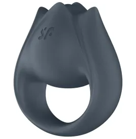 SATISFYER - PERFECT PAIR 2 MULTIVIBRADOR 2 EN 1 ANILLO PARA PENE and ESTIMULADOR DE DEDO GRIS