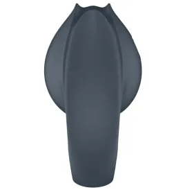 SATISFYER - PERFECT PAIR 2 MULTIVIBRATOR 2 IN 1 PENIS RING AND FINGER STIMULATOR GREY