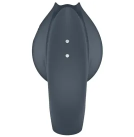 SATISFYER - PERFECT PAIR 2 MULTIVIBRADOR 2 EN 1 ANILLO PARA PENE and ESTIMULADOR DE DEDO GRIS