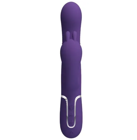 PRETTY LOVE - CAMMY VIBRATORE TRIPLO MULTIFUNZIONE 4 IN 1 VIOLA